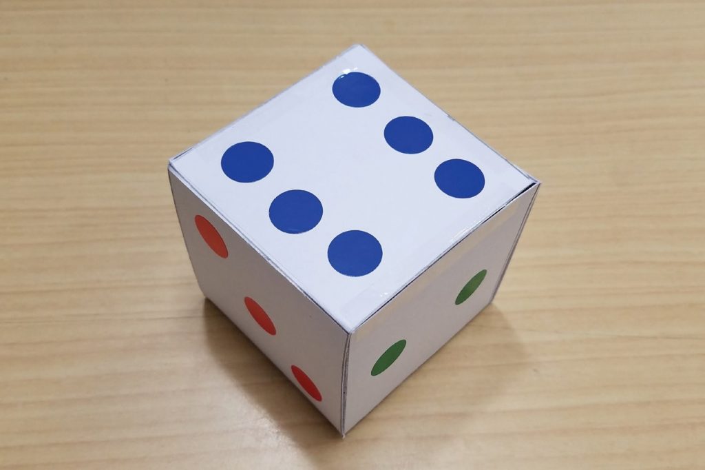【英語で工作！】家族で楽しく工作を｜Dice Toy（サイコロ）